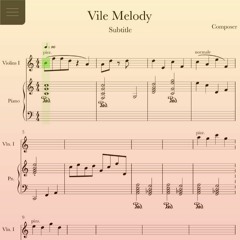 Vile Melody (Notion Exercise)