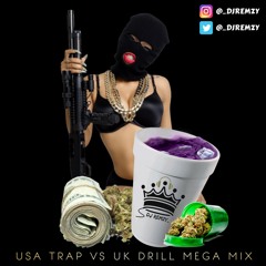 @_DJRemzy - USA TRAP VS UK DRILL MEGA MIX 2018