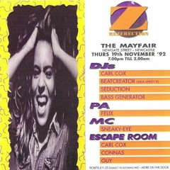 Bass Generator--Rezerection-Mayfair---19-11-1992