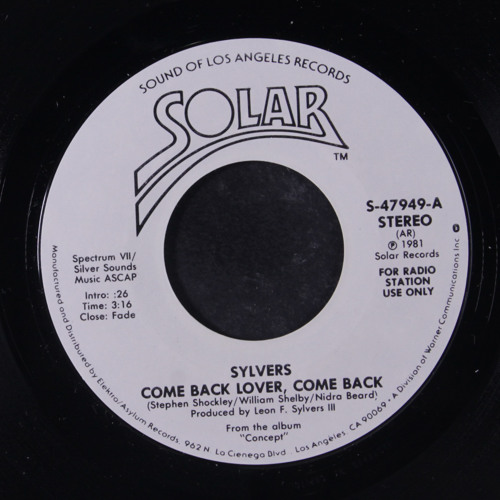 The Sylvers - come back lover, come back (mikeandtess edit 4 mix)