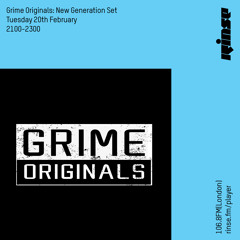 Grime Originals: Argue b2b Neffa T - New Generation Set - 20th Febrauary 2018