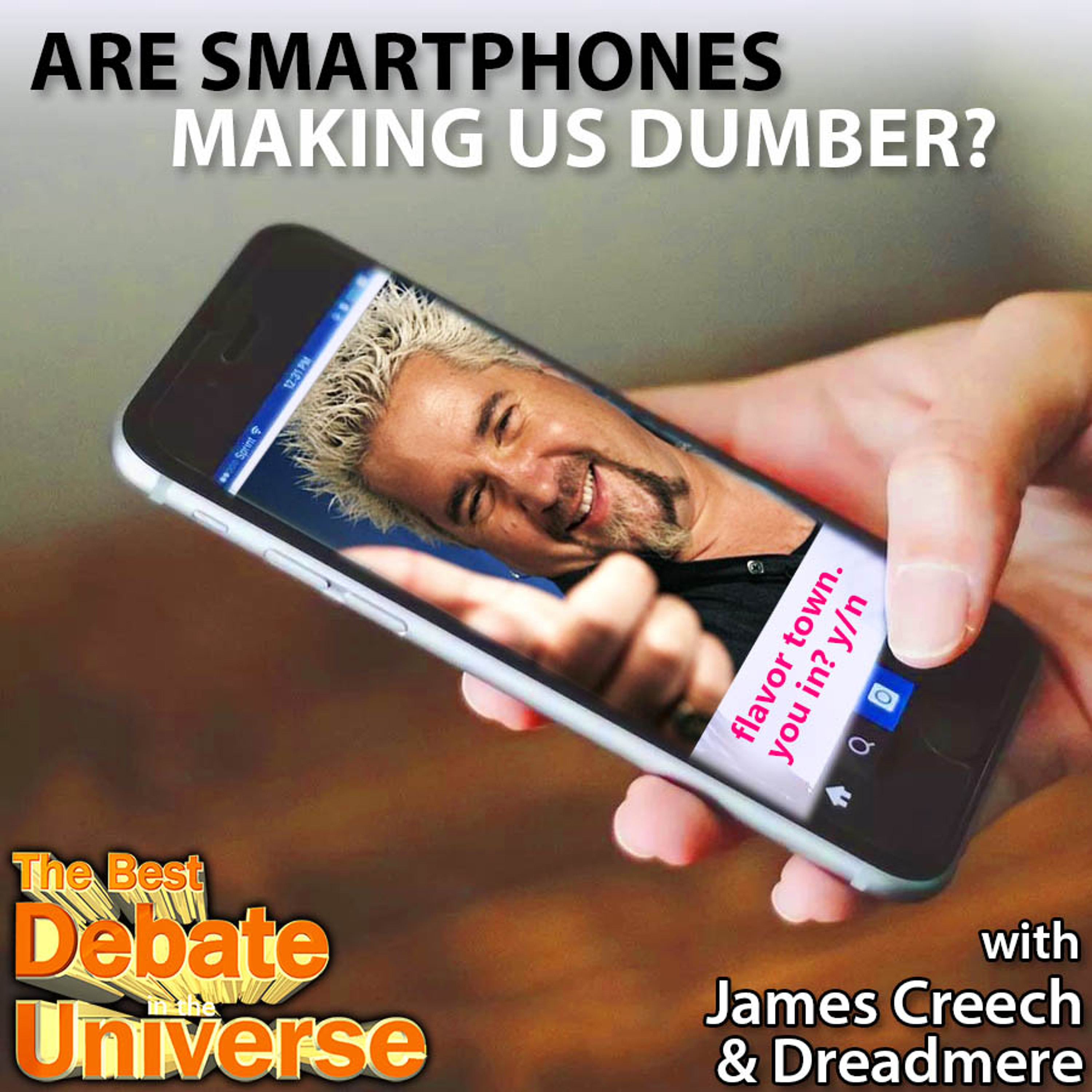 #89 - Are smartphones making us dumber? James Creech, Dreadmere, Rucka, Mikey Bolts, X-Ray woman episode artwork