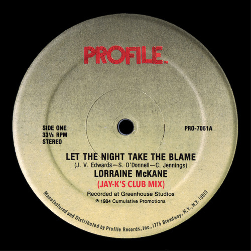 Stream LORRAINE McKANE - Let The Night Take The Blame (Jay