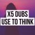 Artwork for x5 dubs - Use to think (Bass/House Out 2nd March 2018)