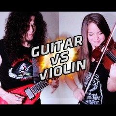 Guitar VS Violin - A Heavy Metal Battle!!! Charlie Parra
