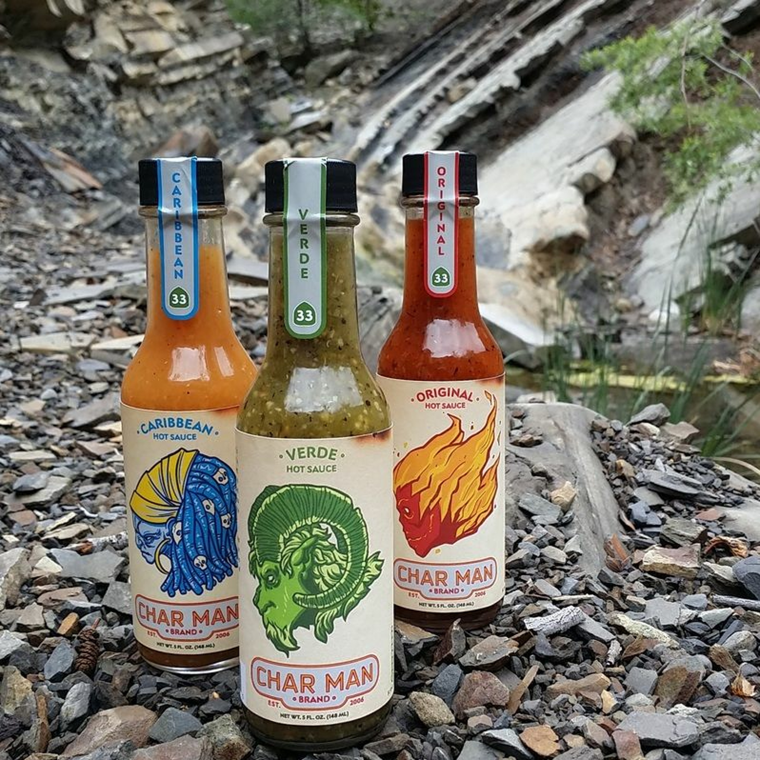 Chris from Char Man Brand on designing sick labels and cranking out flavorful hot sauces