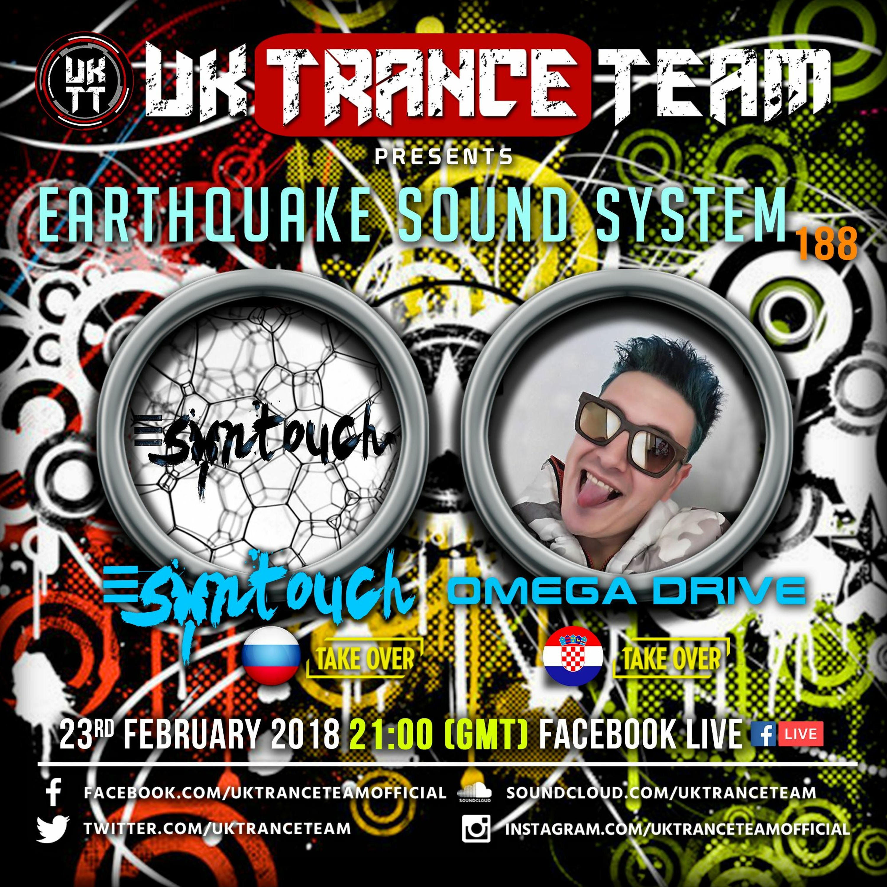 UkTranceTeam Pres. Earthquake Sound System 188 (Take Over By Syntouch & Omega Drive) episode artwork
