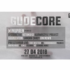 PHUNK D - GUDECORE Warm Up Mix (Terror/ Speedcore)
