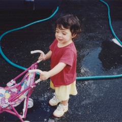 playing in puddles