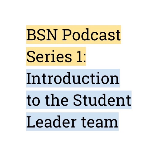 BSN Podcast 1.1 - BSN Year Group Leaders