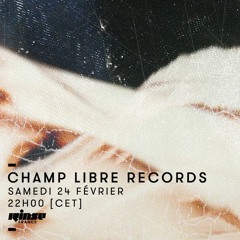 Rinse FM - Champ Libre Records présente Second Spectre & Unhuman