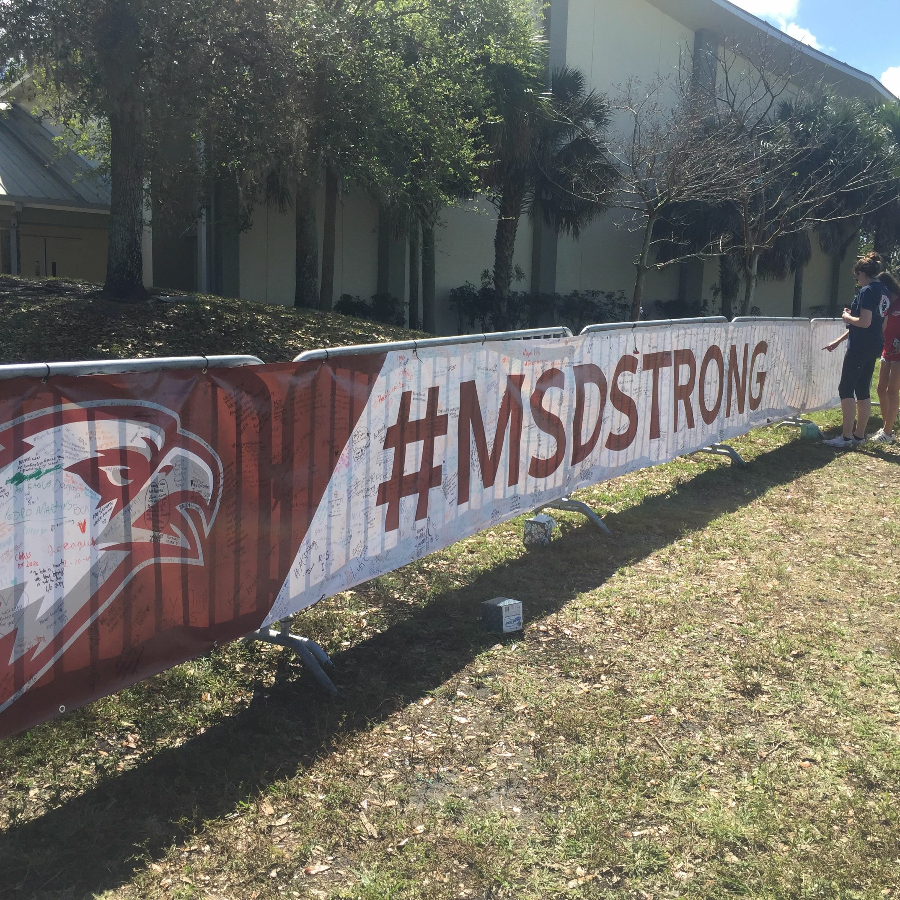 Students return to Marjory Stoneman Douglas High School for first day of class since shooting episode artwork