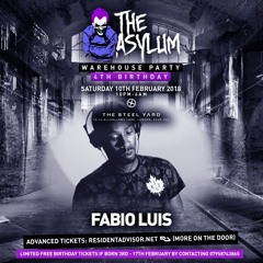 Fabio Luis LIVE At #TheAsylum #Warehouse Party 4th Bday