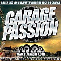 Garage Passion Live on PlaybackUK 27th Feb 2018