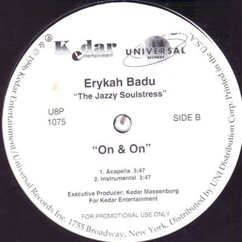 Stream ERYKAH BADU - ON AND ON (PROD. BY DJ AKOZA) by Dj Akoza | Listen  online for free on SoundCloud