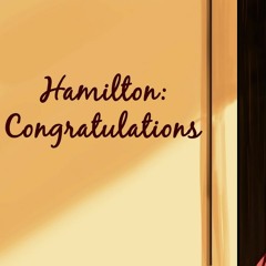 CONGRATULATIONS - Hamilton