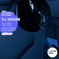 DJ Haram presents Rage Radio with THEAKASHA, oldyungmayne & Melanin Free - 4th March 2018