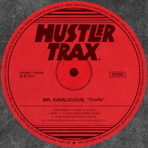 [HT039] Mr. Kavalicious - Clusty EP Incl. Das Carma & Christian Arno Rmx