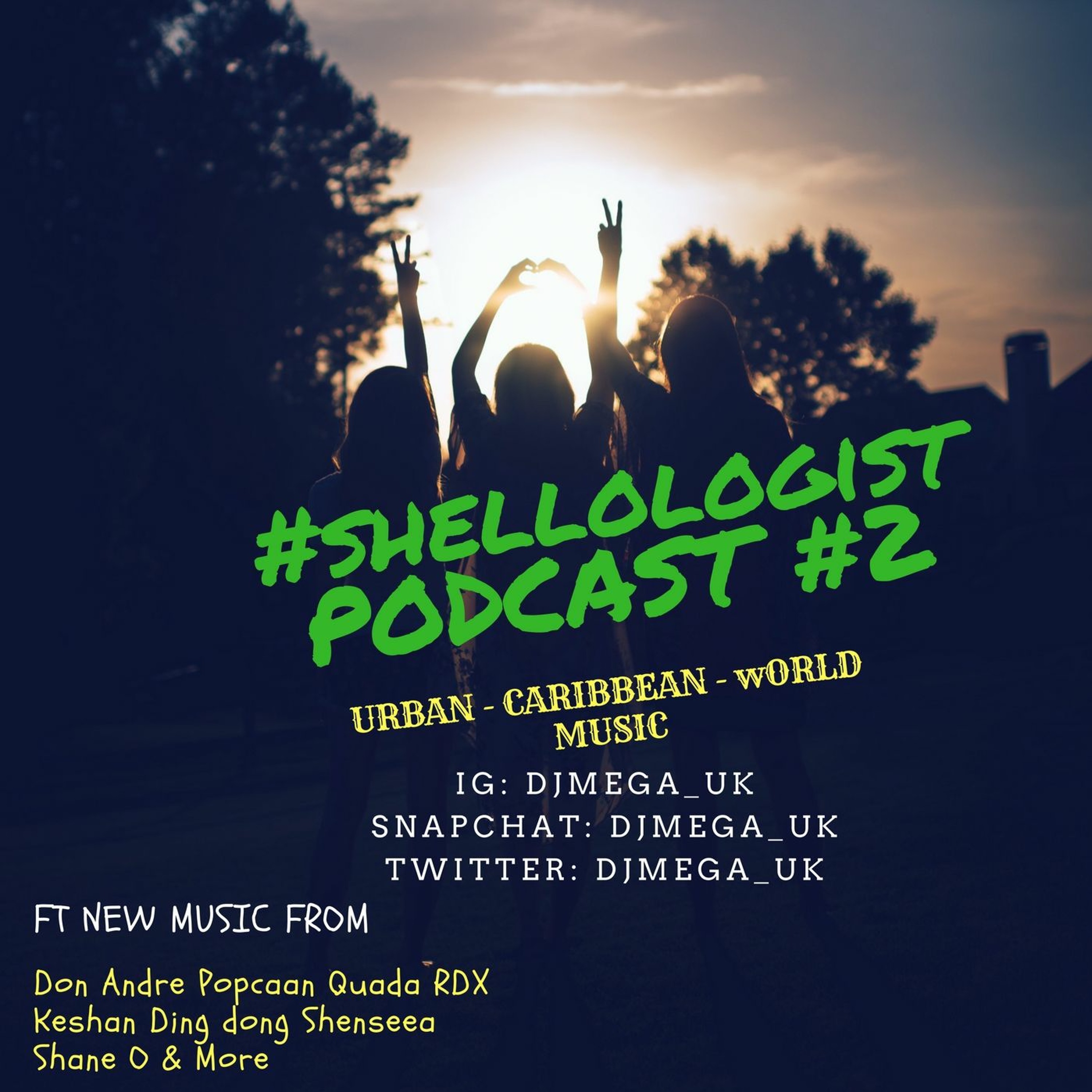 #shellologist Podcast #2 w/ @djmega_uk #teamdhg 06/03/2018 ft fresh dancehall