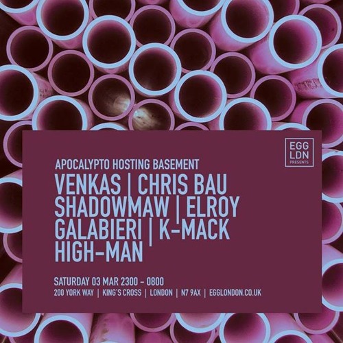 Chris Bau - EGG UK  London Apocalypto Hosting (03-03-2018)