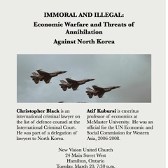 Economic warfare and threats vs. Korea