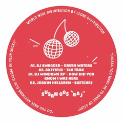 SUSAN005: V/A - "Raj" (Dj Swagger, Axefield, Dj Windows XP & Joakim Hellgren) 30.04.18