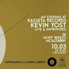 Kevin Yost-Live&Improvised - athens greece- kasseta - 3-10-18