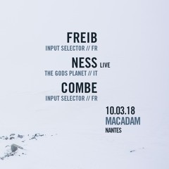 Freib @ Input Selector party, Macadam, Nantes, France (10/03/2018)