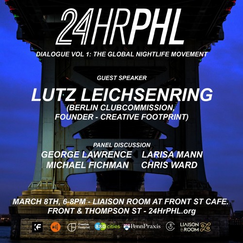 Berlin Clubcommission's Lutz Leichsenring - Lecture & Panel at Liaison Room, March 8th, 2018