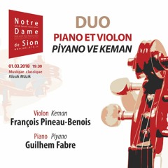 Duo Piano Violon - Mozart : rondo de la sérénade haffner k.250