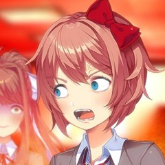 Some Au Which Idk Who Is Chara, Monika As Sans And Sayori As Disbelief Papyrus (Phase 2) (i tried.)