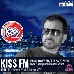 #006 Karmic Power Records Radio Show mixed by Lenny Fontana 13. February 2018 on KISS FM Australia