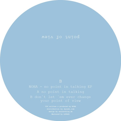 Premiere: Noha 'No Point In Talking'