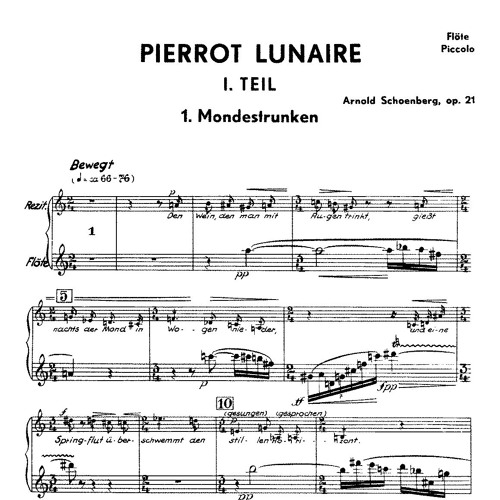 Schoenberg:Pierrot Lunaire 