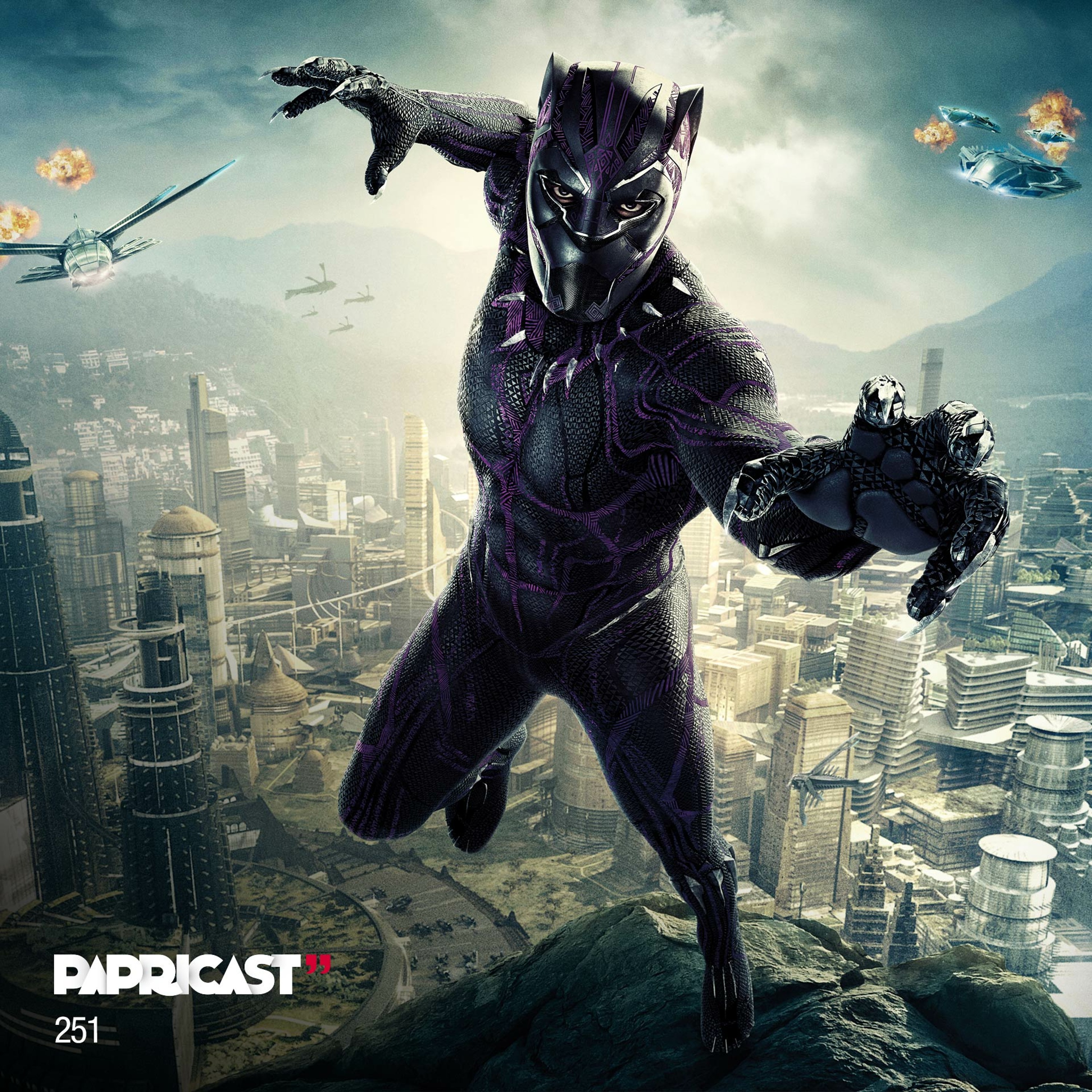 Papricast 251 /// Pantera Negra, Pomba Preta e LeoPardo episode artwork