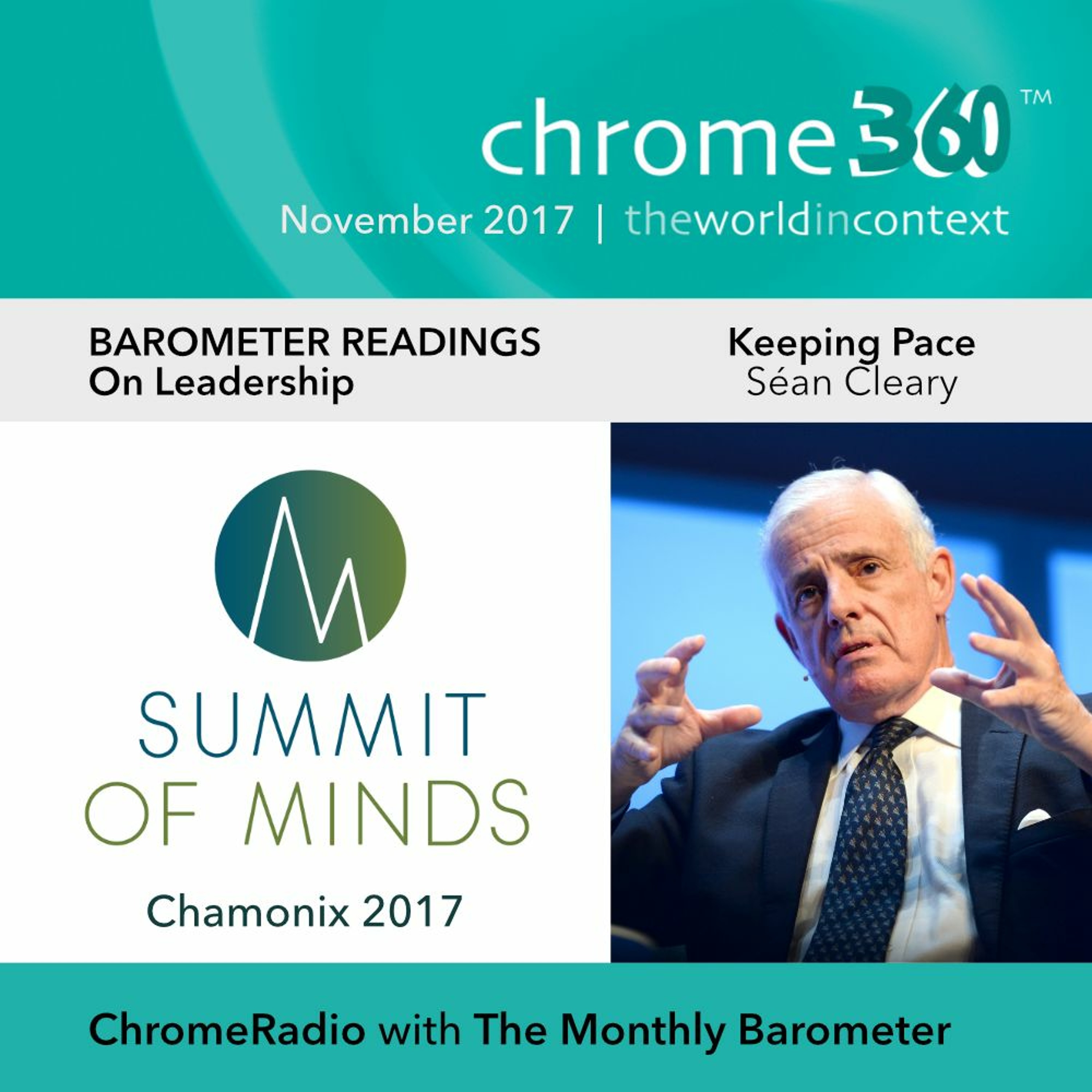 Chrome360 | CHAMONIX - BAROMETER READINGS | Leadership - Keeping Pace | Séan Cleary