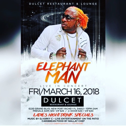 ELEPHANT MAN AND POISON DART SOUND 3-16-18 @ THE DULCET NEW PORT RICHEY