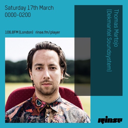 Dekmantel Soundsystem (Thomas Martojo) - 17th March 2018
