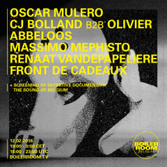 Oscar Mulero Boiler Room The Sound of Belgium DJ Set