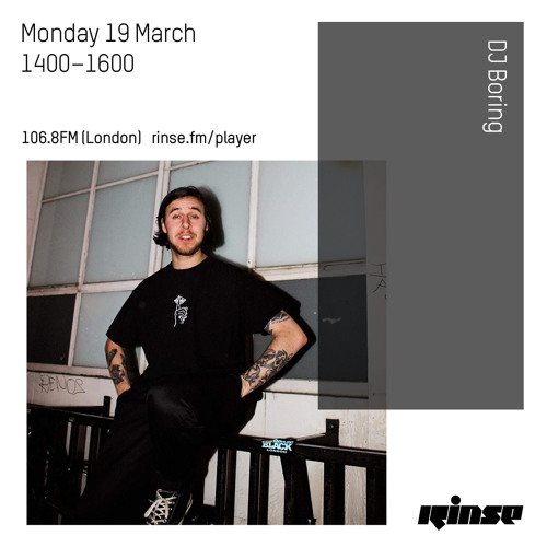 DJ Boring - Monday 19th March 2018