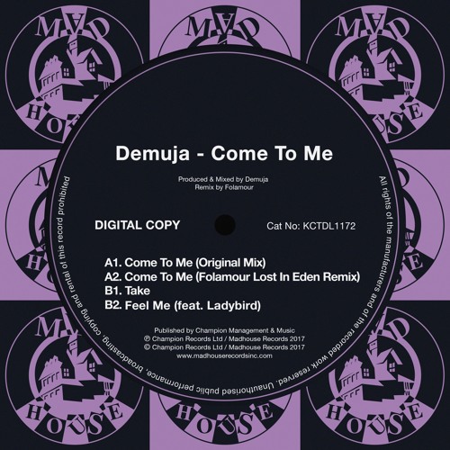 PREMIERE : Demuja - Come To Me (Folamour Lost In Eden Remix)