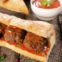 spicy meatball sandwich restaurant