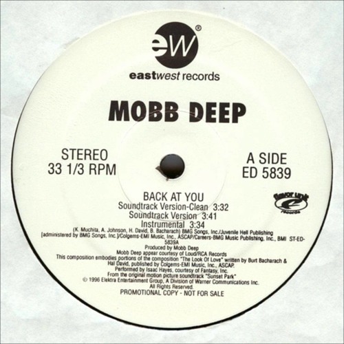 Stream Mobb Deep-Back At You (Instrumental) by Halid Karadzi | Listen  online for free on SoundCloud