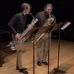 Duo (2017) for Baritone Saxophones