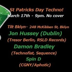 DJ Jon Hussey TILT New York Live 17 March 2018