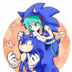 Miku and Sonic deletes anime together (SiIvaGunner Rip)