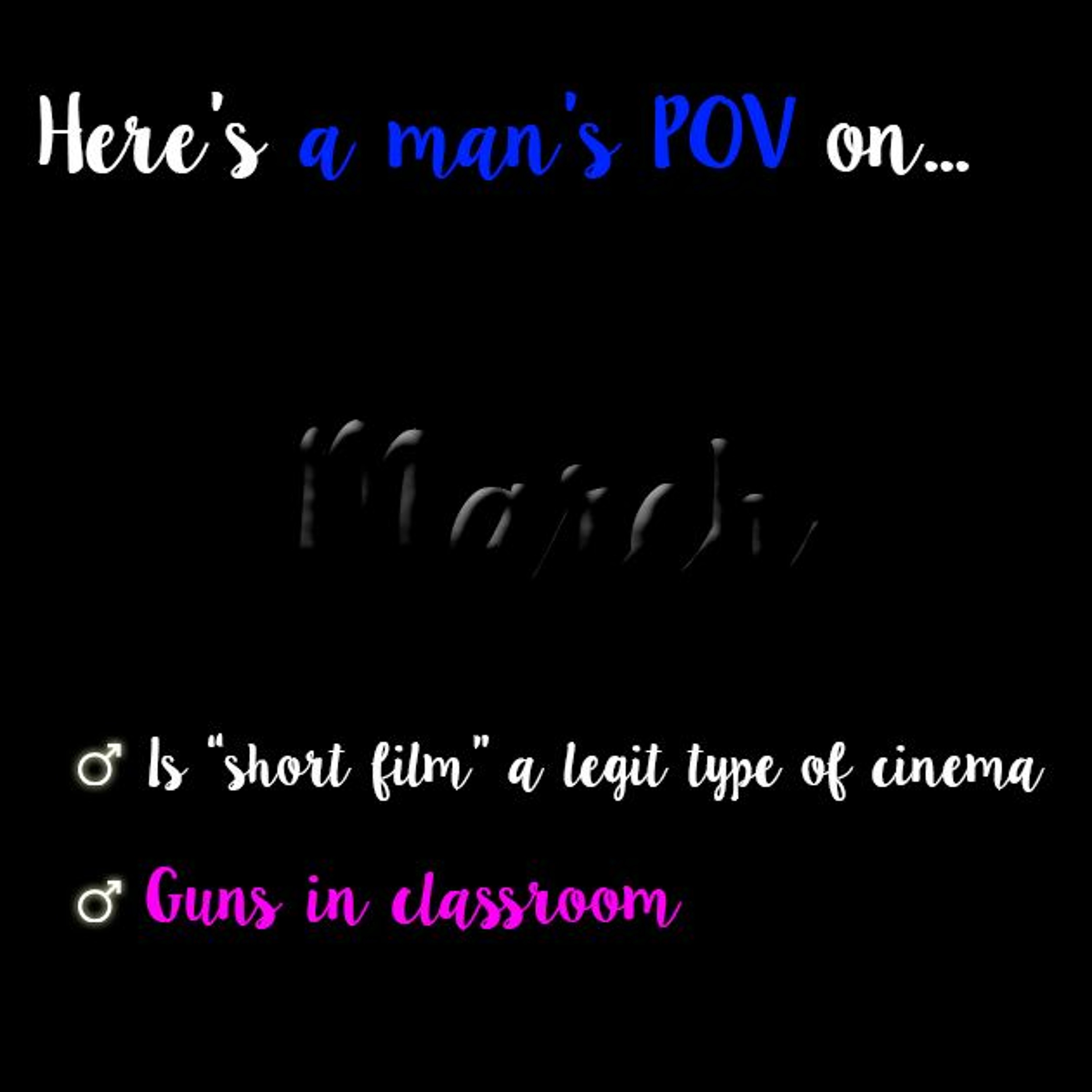 Vignette de l’épisode A Man's POV - EP06