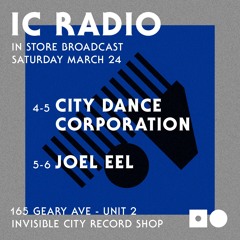 Invisible City Radio - Joel Eel - Forth release party