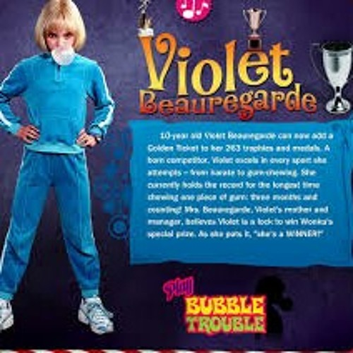 Charlie Chocolate Factory Violet Beauregarde