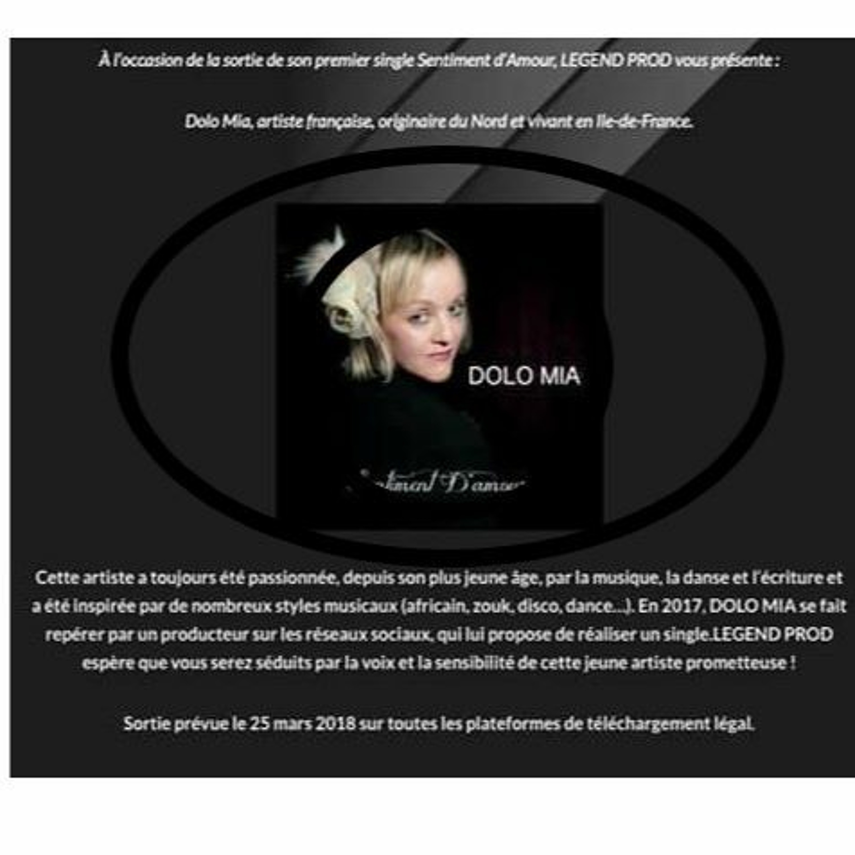 DJ Jimix Présente le nouveau single de DOLO MIA "Sentiment d'amour" Good Sound !! episode artwork
